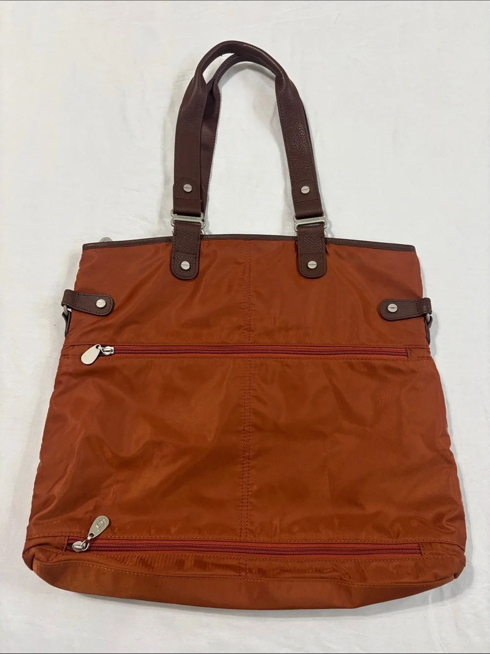 Baggallini Rust Orange/Brown Tote Bag